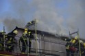 Dachstuhlbrand Koeln Poll Geislarerstr P337